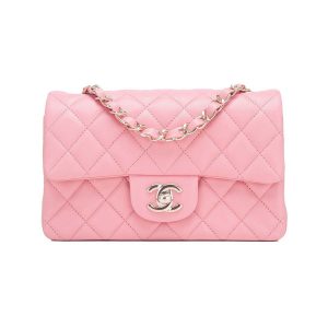 Chanel Small Classic Iconic Handbag in Lambskin with Gold-tone Metal