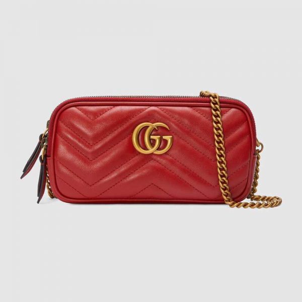 Gucci GG Women GG Marmont Mini Chain Bag