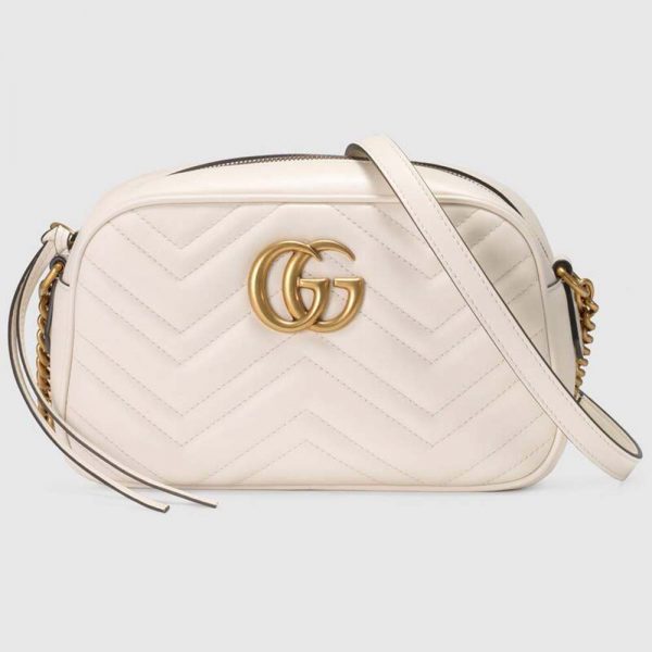 Gucci GG Women GG Marmont Small Matelassé Shoulder Bag