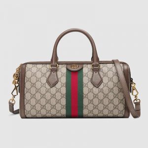Gucci GG Women Ophidia GG Medium Top Handle Boston Bag