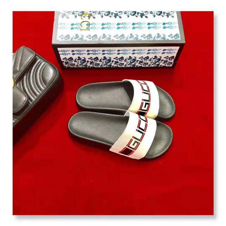 Gucci Stripe Rubber Slide Sandal Red Top Sellers, UP TO 58% OFF 
