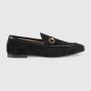 Gucci Unisex Jordaan GG Velvet Loafer-Black