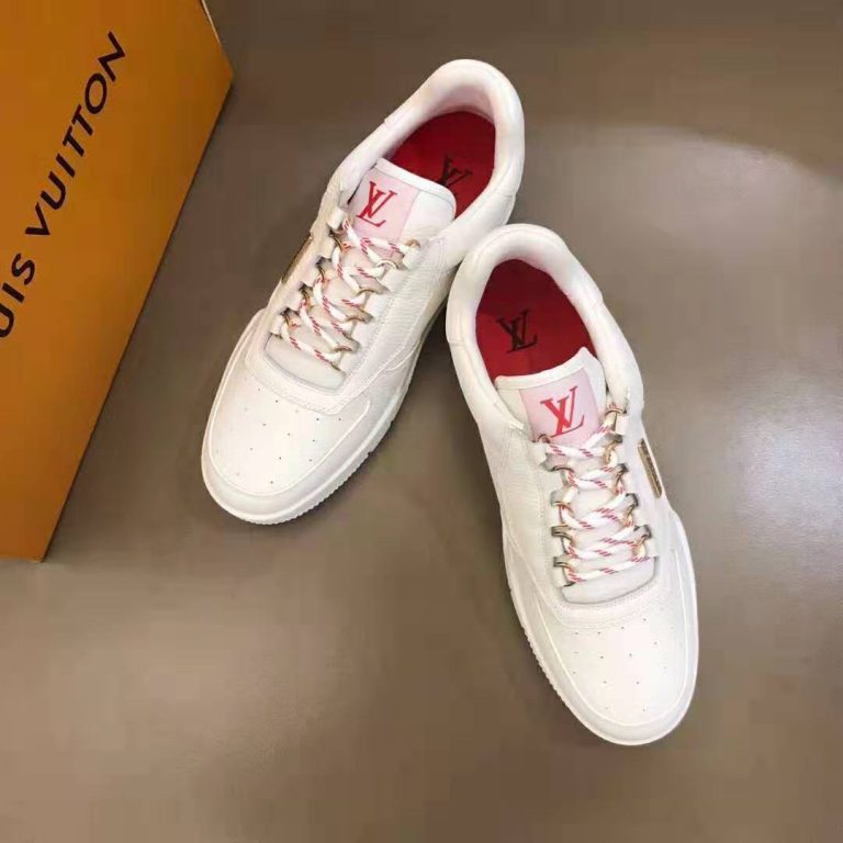 Louis Vuitton LV Men LV Trainer Sneaker Shoes White Brandsoff