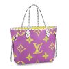 Louis Vuitton LV Women Neverfull MM Bag in Monogram Canvas-Pink