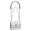 Louis Vuitton LV Women Twist PM Handbag in Epi Leather-White