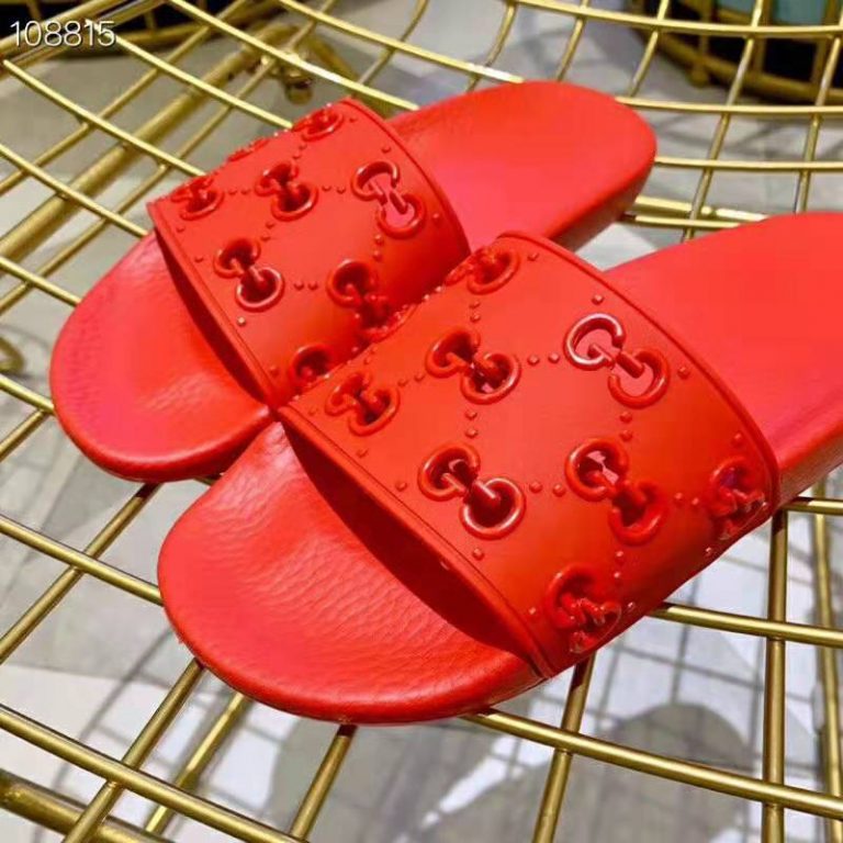 men's rubber gg slide sandal
