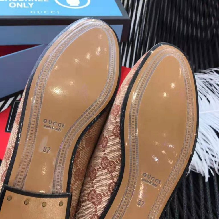 gucci new jordaan velvet loafer