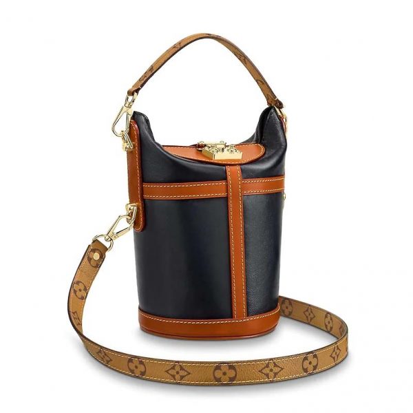 Louis Vuitton LV Men Duffle Bag Handbag in Smooth Calfskin Leather-Brown