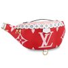 Louis Vuitton LV Women Bumbag in Monogram Canvas-Red