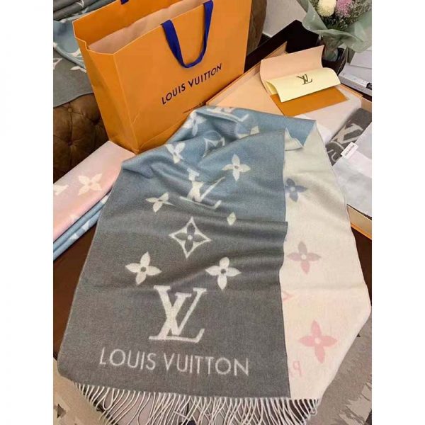 Louis Vuitton LV Women Reykjavik Gradient Cashmere Scarf with Iconic ...