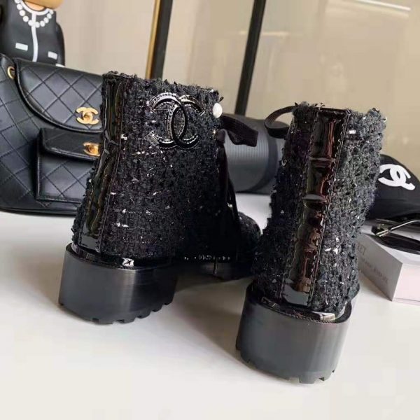 chanel ankle booties