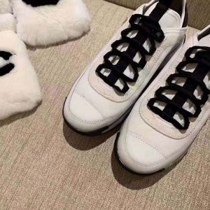 chanel sneakers velvet calfskin & mixed fibers