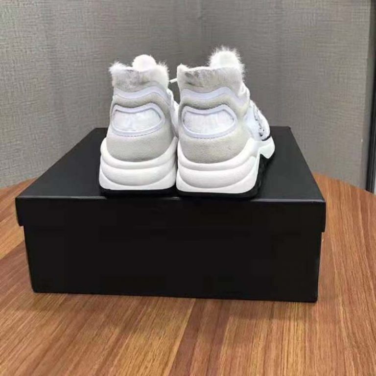 chanel velvet calfskin sneakers