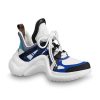 Louis Vuitton LV Unisex LV Archlight Sneaker in Calf Leather and Technical Fabric-Blue