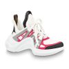 Louis Vuitton LV Unisex LV Archlight Sneaker in Technical Fabric and Monogram Canvas-Pink