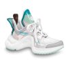 Louis Vuitton LV Women LV Archlight Sneaker in Leather and Technical Fabrics-Aqua