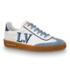 Louis Vuitton LV Women LV Frontrow Sneaker in Calf Leather and Suede Calf Leather-Blue