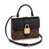 Louis Vuitton LV Women Locky BB Bag in Monogram Coated Canvas and Smooth Cowhide Leather-Black