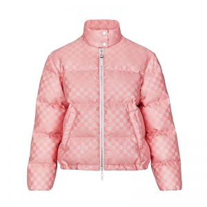 Louis Vuitton LV Women Short Down Jacket in Regular Fit-Pink