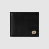 Gucci GG Men Wallet with Interlocking G in Black Soft Leather