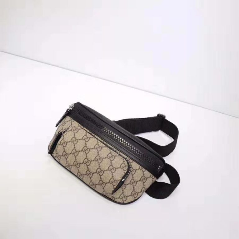 Gucci Gg Unisex Gucci Eden Belt Bag In Beigeebony Gg Supreme Canvas Brandsoff 