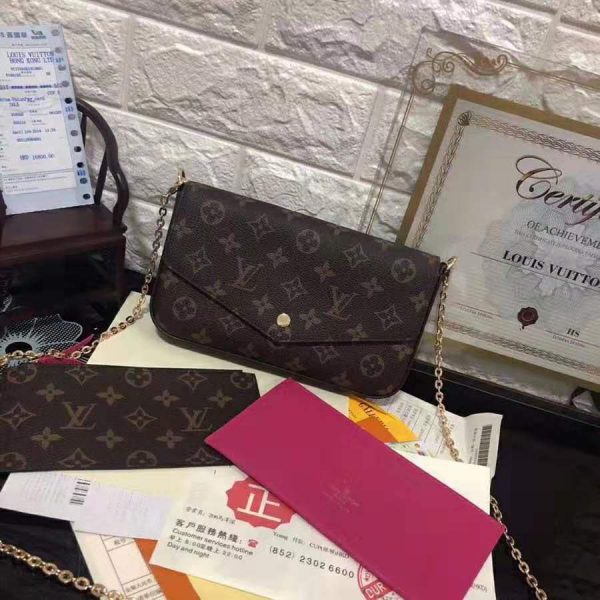 louis vuitton pochette felicie monogram canvas