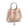 Louis Vuitton LV Women Girolata Bag in Mahina Calfskin Leather-Pink