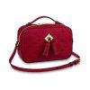 Louis Vuitton LV Women Saintonge Handbag in Monogram Empreinte Leather-Red