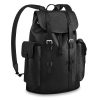 Louis Vuitton LV Unisex Christopher PM Backpack in Cowhide Leather-Black
