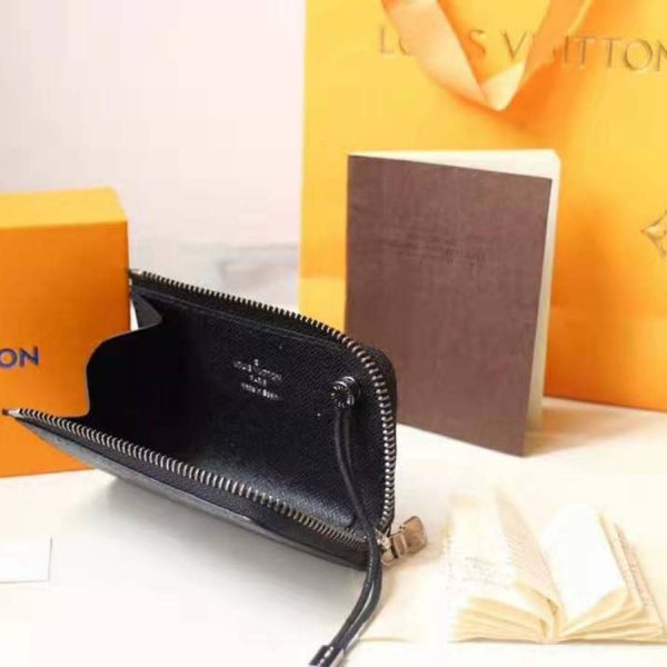 Louis Vuitton LV Unisex Coin Purse in Masculine Monogram Eclipse-Black (7)