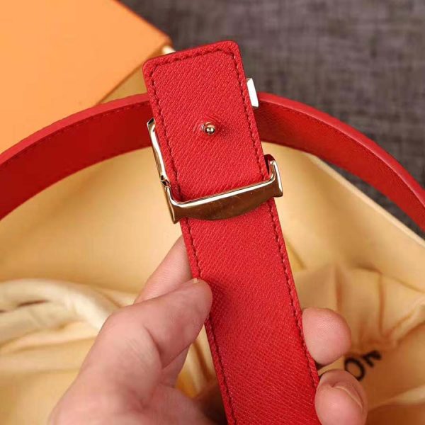 Louis Vuitton LV Unisex LV Initials Buckle 30mm Reversible Belt in Canvas - Brandsoff