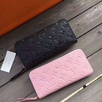 Louis Vuitton LV Women Clémence Wallet in Supple Monogram Empreinte Leather