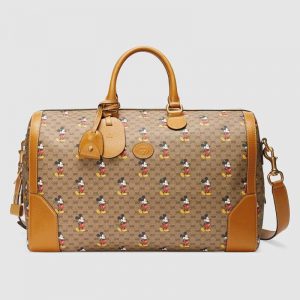 Gucci GG Unisex Disney x Gucci Medium Carry-On Duffle-Brown