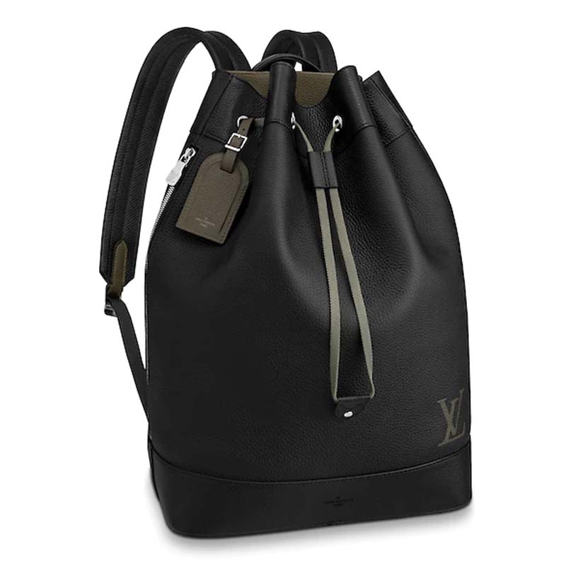 Louis Vuitton LV Unisex Noé Backpack Taurillon Leather-Black Brandsoff