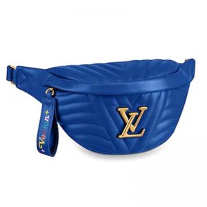 Louis Vuitton LV Women New Wave Bumbag Quilted Calf-Blue