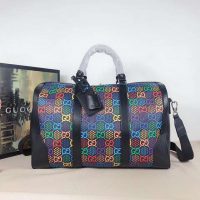 Gucci GG Unisex Medium GG Psychedelic Carry-On Duffle-Black