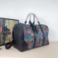 Gucci GG Unisex Medium GG Psychedelic Carry-On Duffle-Black