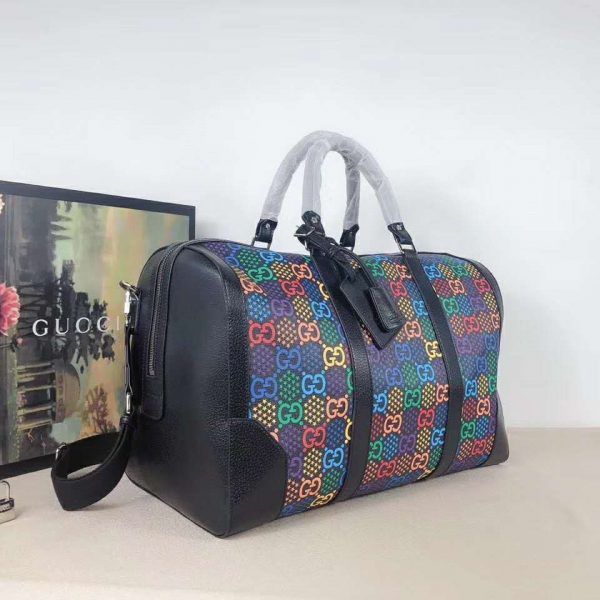 Gucci GG Unisex Medium GG Psychedelic Carry-On Duffle-Black (4)