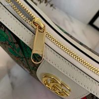 Gucci GG Women GG Flora Shoulder Bag BeigeEbony Supreme Canvas