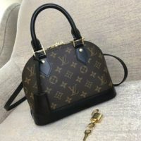 Louis Vuitton LV Women Alma BB Handbag Monogram Canvas-Brown