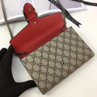 Gucci GG Women Dionysus Super Mini Leather Bag GG Supreme Canvas