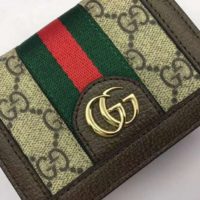 Gucci Unisex Ophidia GG Card Case Wallet GG Supreme Canvas