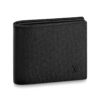 Louis Vuitton LV Unisex Marco Wallet Supple Damier Infini Leather