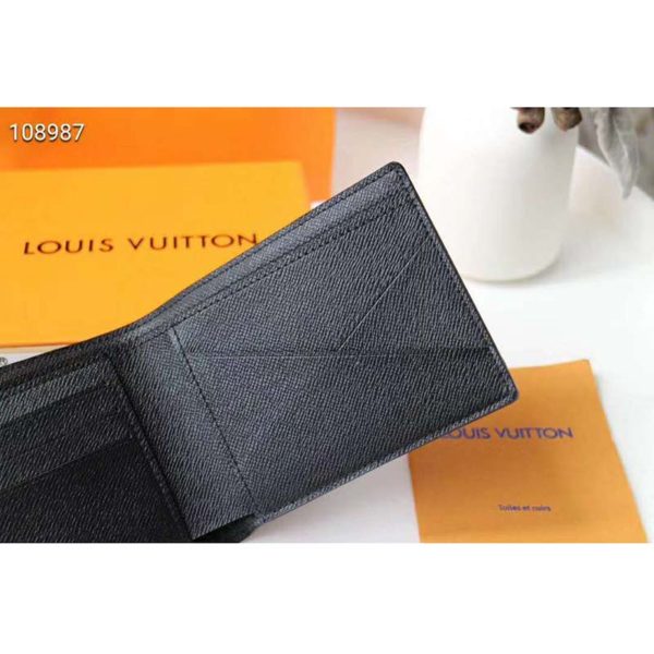 Louis Vuitton LV Unisex Multiple Wallet Giant Damier Ebene Canvas (6)