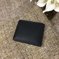 Louis Vuitton LV Unisex Multiple Wallet Taiga Cowhide Leather-Black