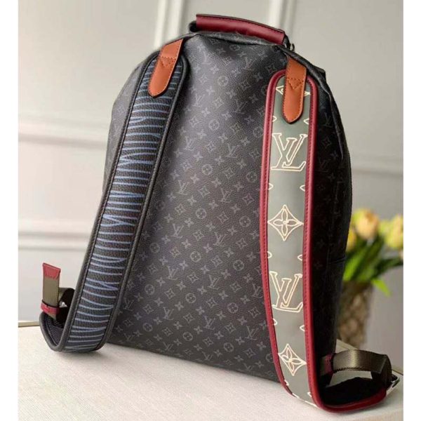 Louis Vuitton LV Unisex Multipocket Backpack Monogram Eclipse Coated Canvas (6)