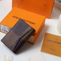 Louis Vuitton LV Unisex Pocket Organizer Giant Damier Ebene Canvas