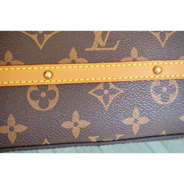 Louis Vuitton LV Unisex Soft Trunk Messenger PM Monogram Canvas (7)