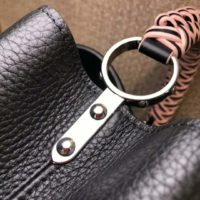 Louis Vuitton LV Women Capucines BB Black Taurillon Leather