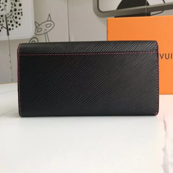 Louis Vuitton LV Women Sarah Wallet in Epi Leather-Black (2)